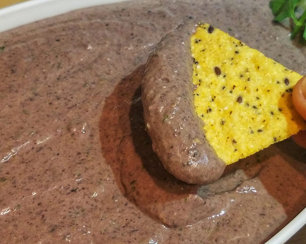 black bean hummus far